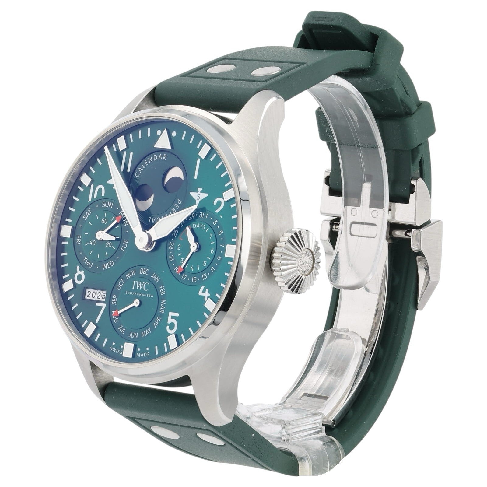 IWC Big Pilot Stainless Steel Green Dial 46.2mm Automatic Men’s Watch IW503608