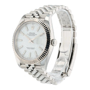 Rolex Datejust Stainless Steel White Dial 41mm Automatic Men’s Watch 126334