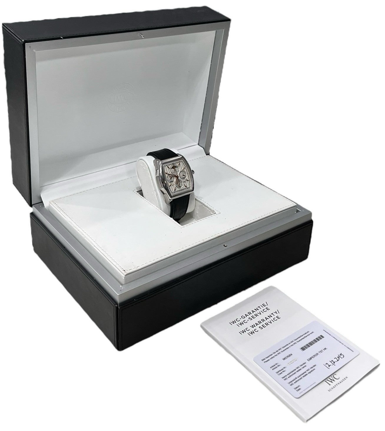 IWC DaVinci Perpetual Calendar Steel Silver Dial 43mm Automatic Mens IW376207