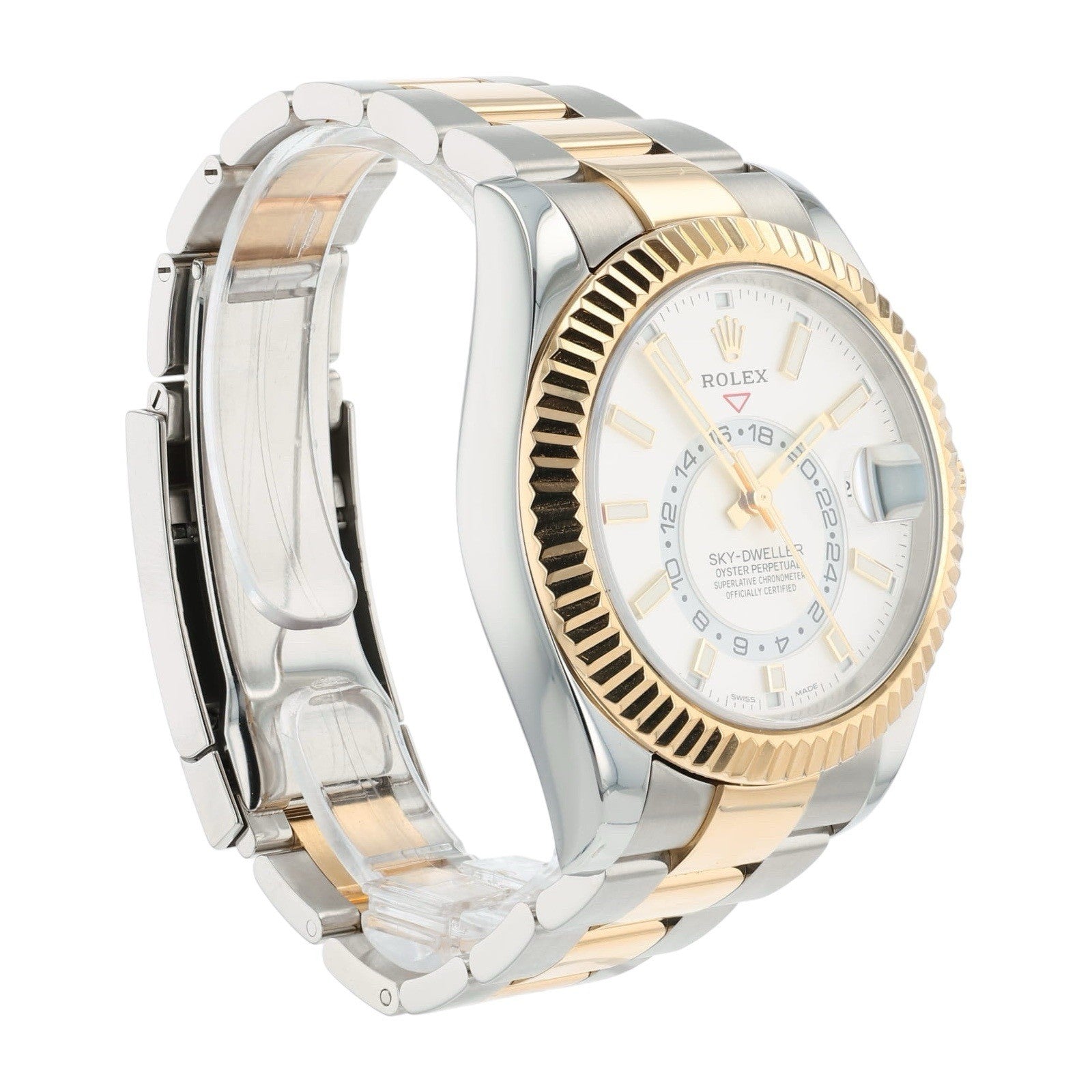 2017 Rolex Sky-Dweller White Dial Rolesor 42mm Automatic Men’s Watch 326933