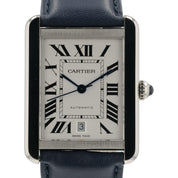 Cartier Tank XL Silver Dial Stainless Steel 31mm Automatic Men's Watch W5200027