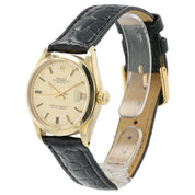 Rolex Date Champagne Dial 14k Yellow Gold 31mm Automatic Women's Watch 6824
