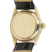Rolex Date Champagne Dial 14k Yellow Gold 31mm Automatic Women's Watch 6824