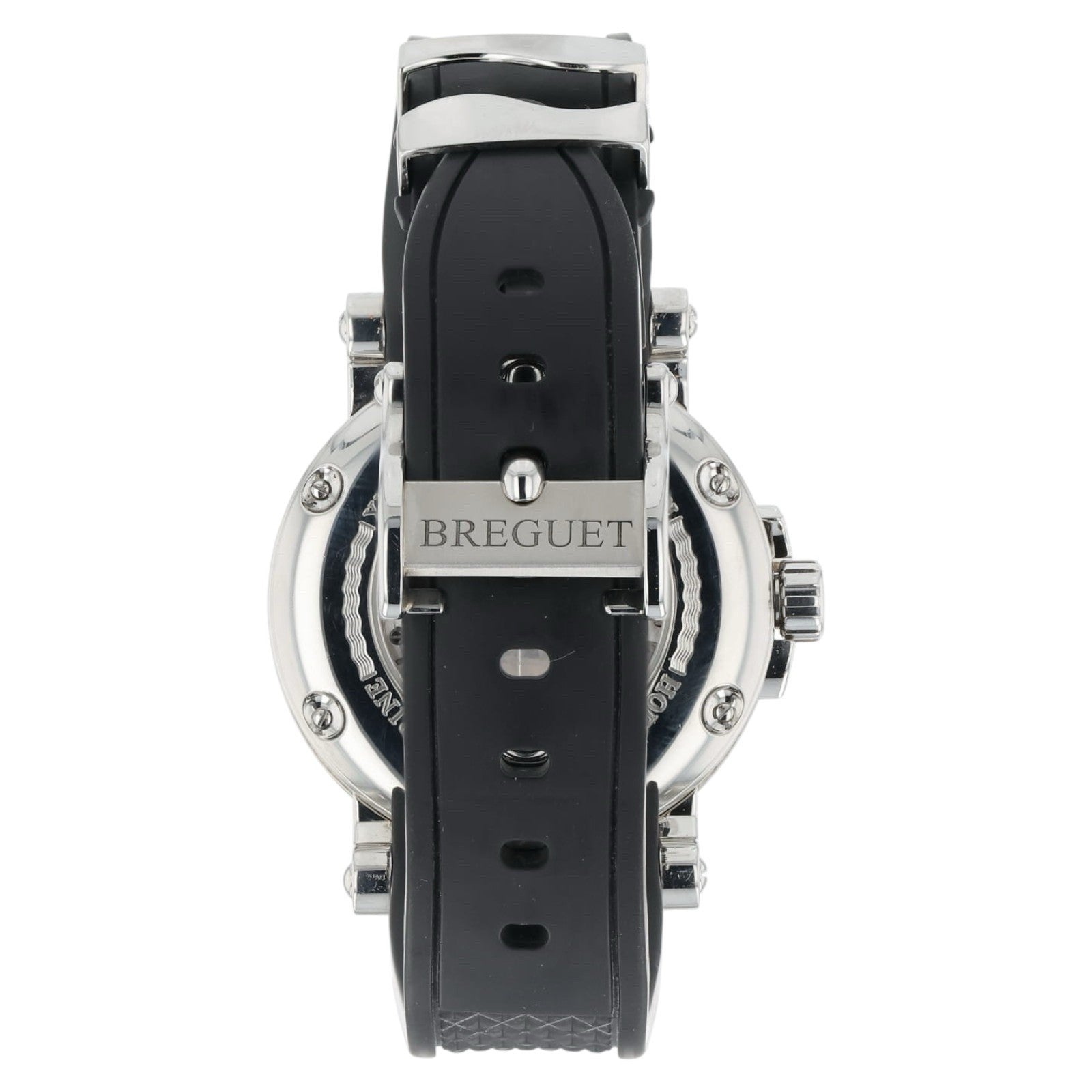 Breguet Marine GMT Silver Dial Stainless Steel 43mm Automatic Men’s Watch 5857