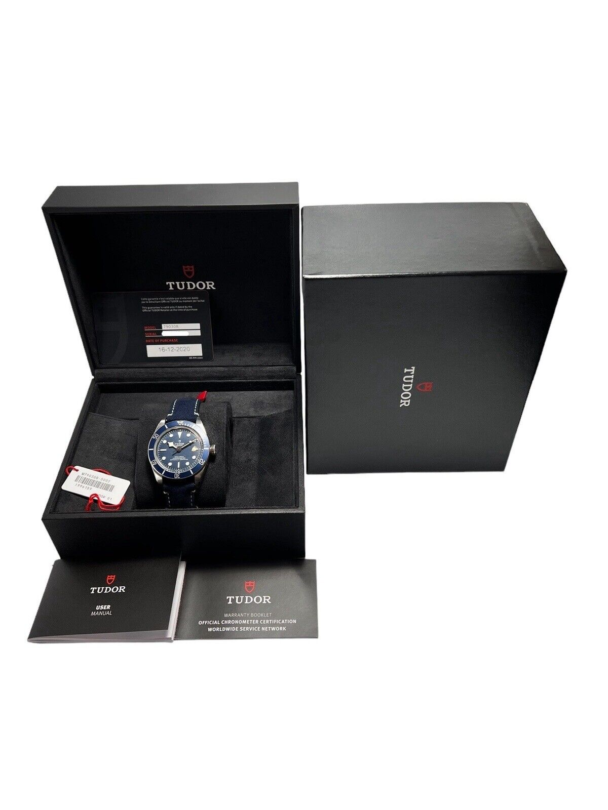 Tudor Black-Bay Stainless Steel Blue 39mm Automatic Men’s Watch 79030B