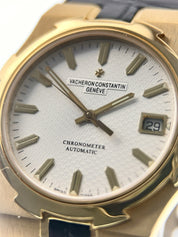 Vacheron Constantin Overseas 18k Yellow Gold White Dial 37mm Auto Watch 42042