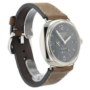 Panerai Radiomir 10 Days GMT Black Dial 45mm 18k White Gold Automatic PAM00235