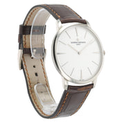 Vacheron Constantin Patrimony 18k White Gold Silver Dial 40mm Manual Mens 81180