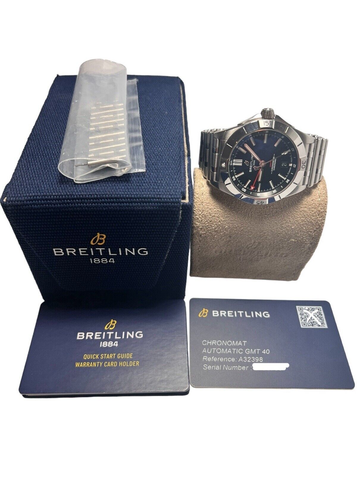 Breitling Chronomat GMT Stainless Steel Black 40mm Automatic Men’s Watch A32398