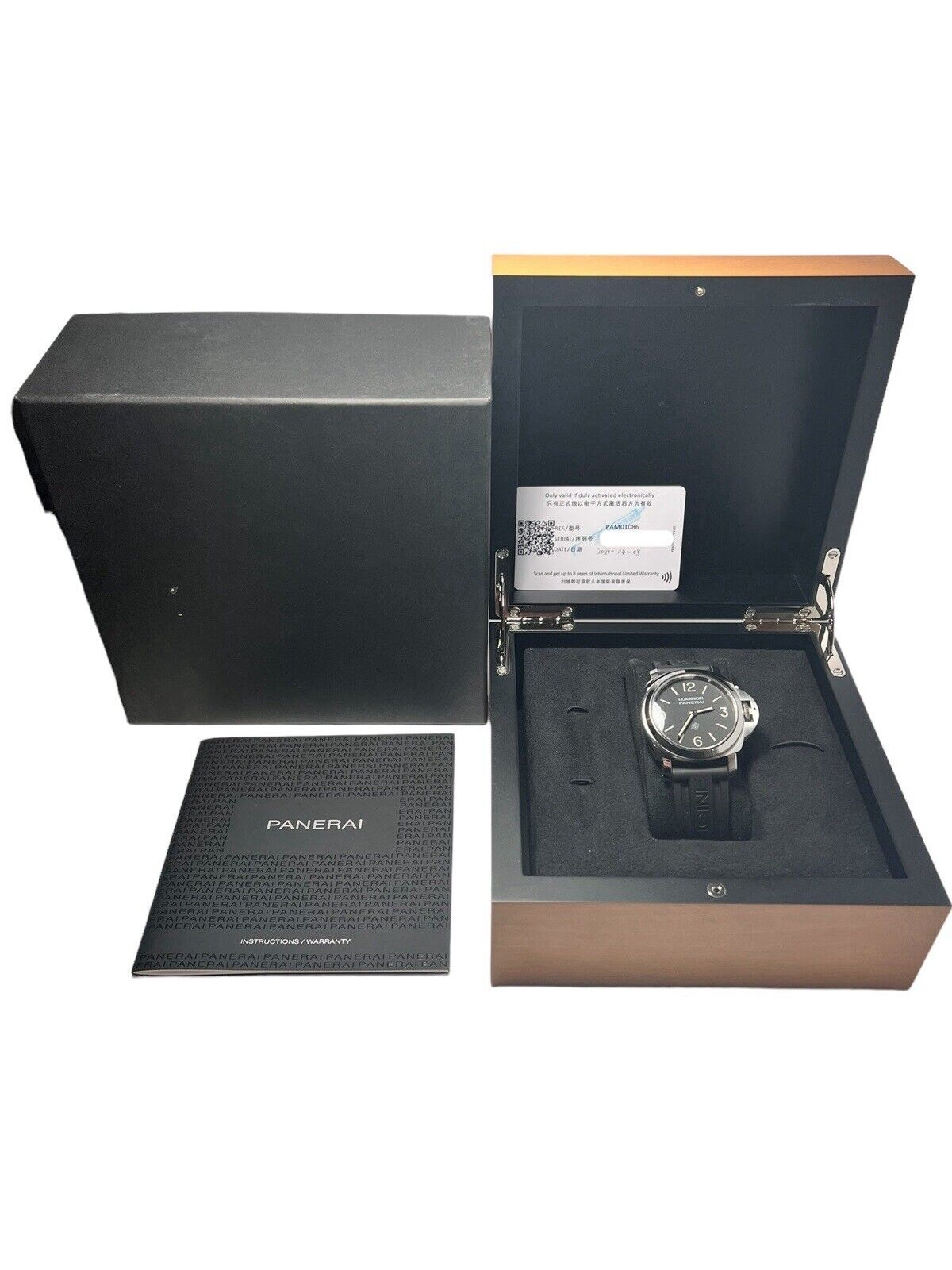 Panerai Luminor Base Logo Steel 44mm Manual Wind Men’s Watch PAM01086