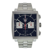 Tag Heuer Monaco Stainless Steel Black Dial 39mm Automatic Men's Watch CBL2113