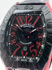 Franck Muller Conquistador Grand Prix 9900SCDT GPG 45mm Black Dial Titanium B&P