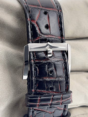 Vulcain Anniversary Heart Steel Silver & Black Dial 42mm Manual Watch 160128