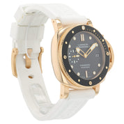 Panerai Luminor Submersible Black Dial 18k Rose Gold 42mm Automatic Mens PAM0068
