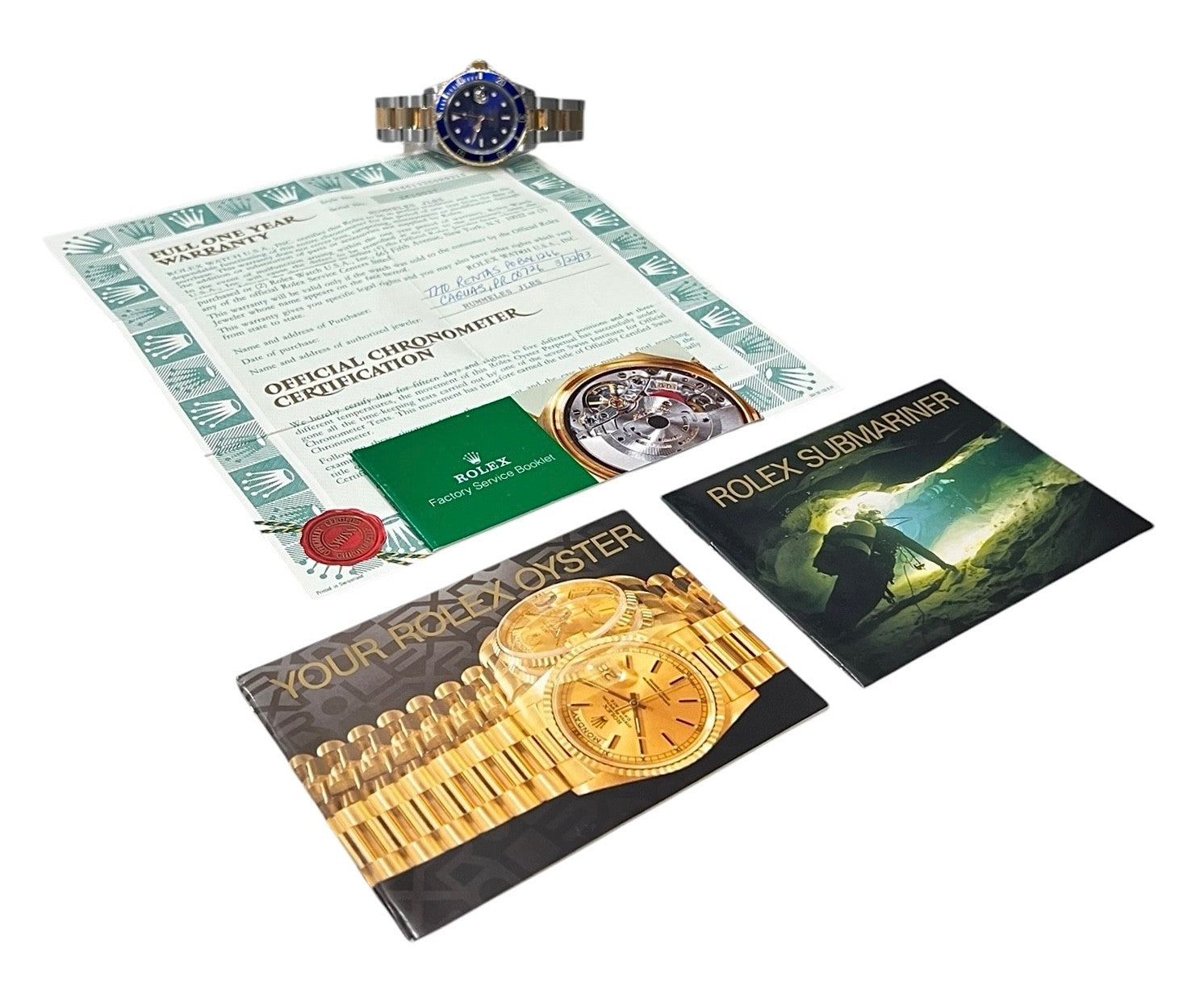 Rolex Submariner Date Gold & Steel Blue/Purple Dial 40mm Automatic Men’s 16613