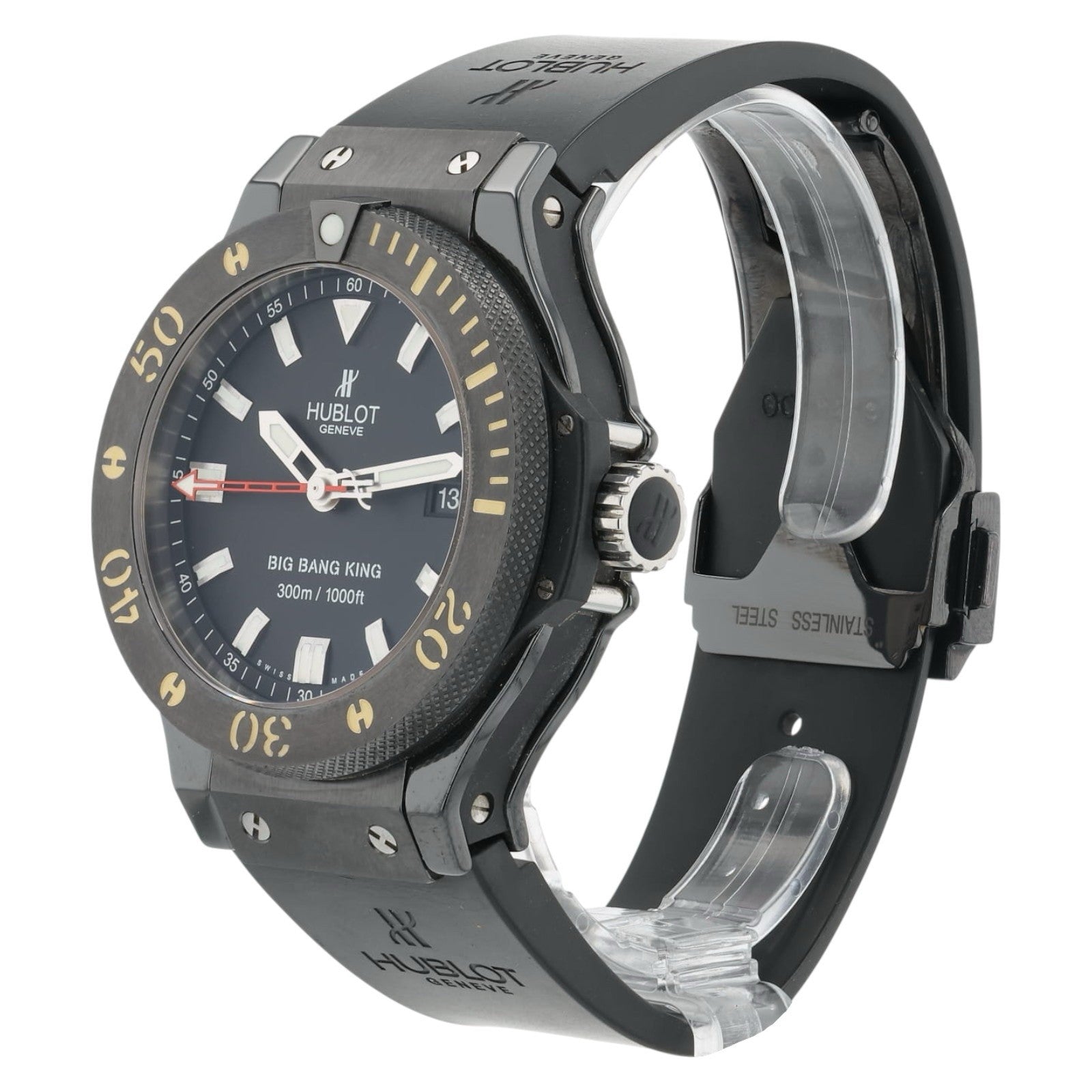 Hublot Big Bang King Ceramic Black Dial 48mm Automatic Men’s 312.CM.1120.RX