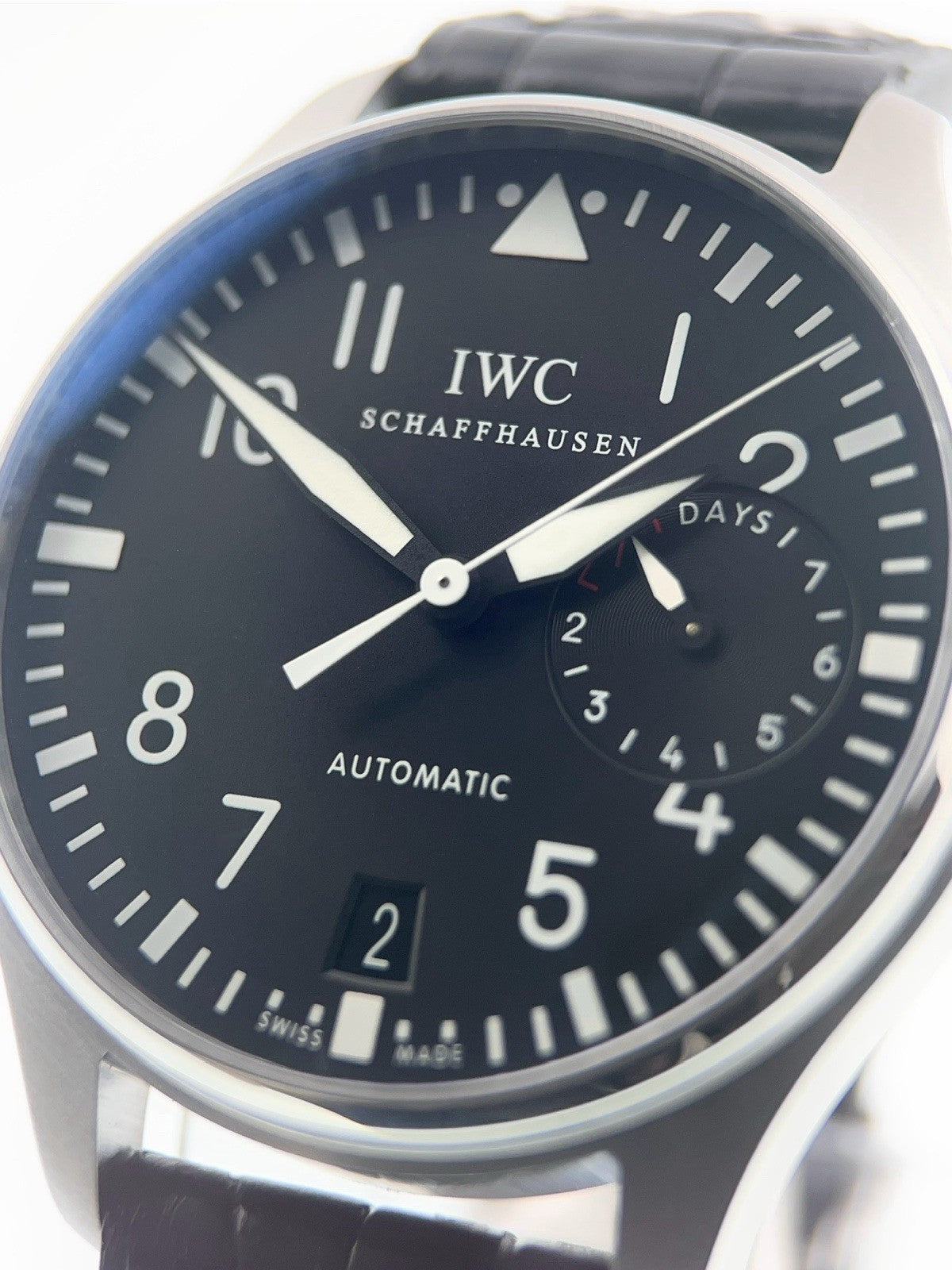 IWC Big Pilot Stainless Steel Black Dial 46mm Automatic Men’s Watch IW500401