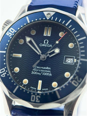 Omega Seamaster Stainless Steel Blue Dial 36mm Quartz Men’s Watch 2561.80