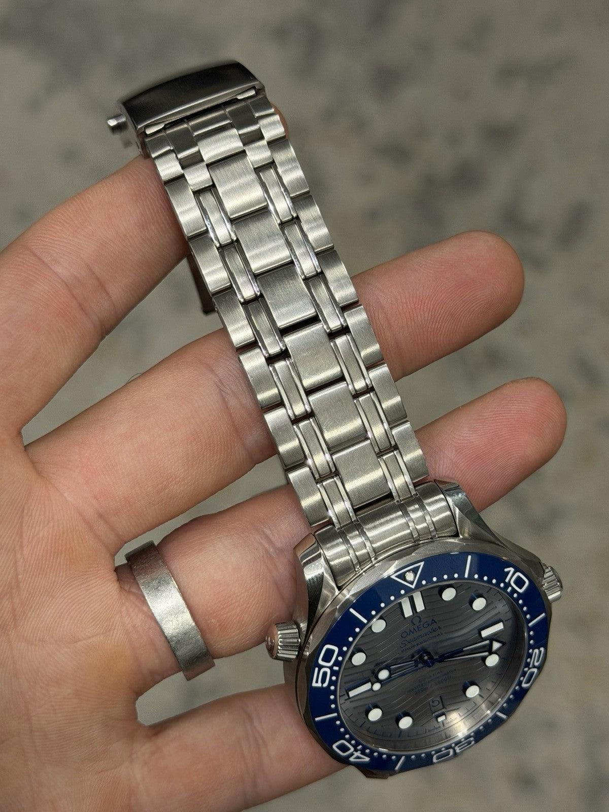 Omega Seamaster Steel Gray Dial 42mm Automatic Men's Watch 210.30.42.20.06.001