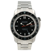 Bremont Waterman GMT Black Dial Steel 43mm Automatic Men’s Watch  - Box/Papers