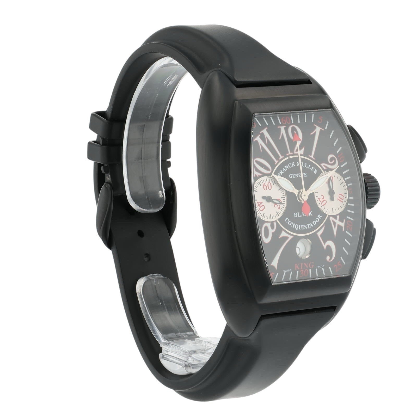 Franck Muller Conquistador Steel Black Dial 40x34mm Automatic Mens 8005 K CC NE