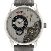 Glashutte PanoInverse XL Gray Dial Stainless Steel 42mm Manual 1-66-06-04-22-05