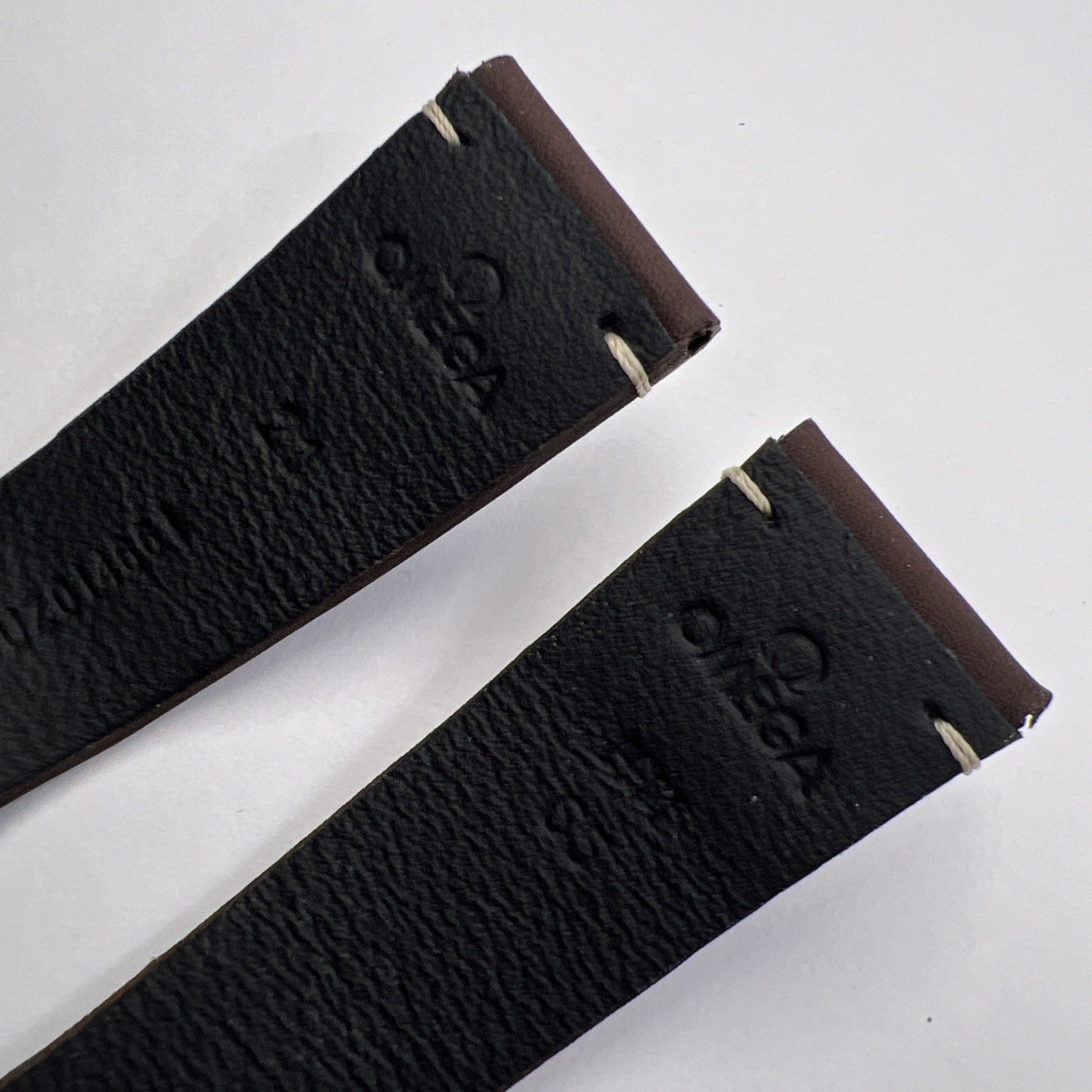 Authentic 21mm Blue Leather Patek Philippe Strap Band 16mm Steel Deployant Clasp