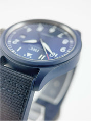 IWC Pilot Laureus Ceramic Blue Dial 41mm Automatic Limited Men's Watch IW328101