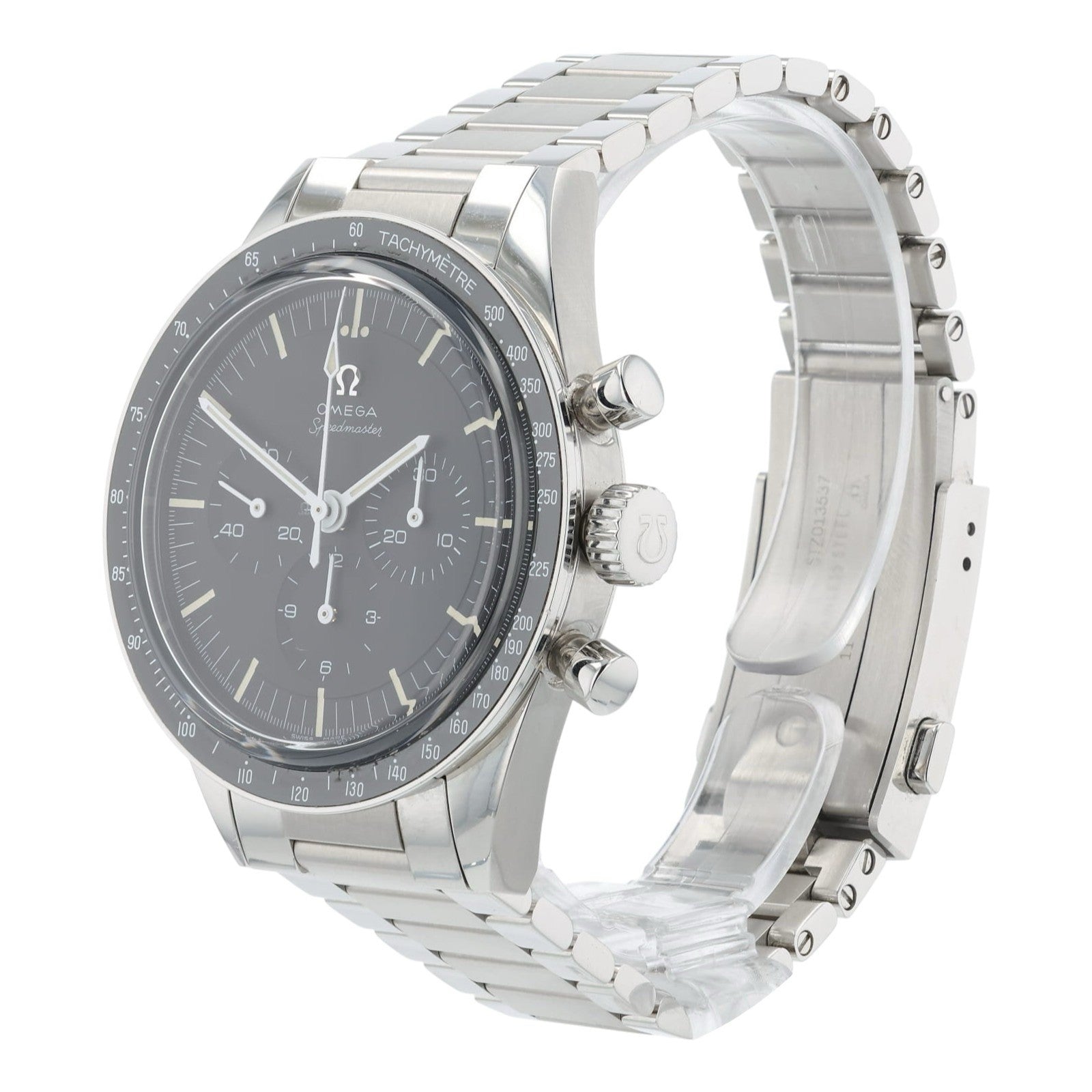 Omega Speedmaster Ed White Black Dial Stainless Steel Watch 311.30.40.30.01.001