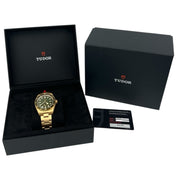 NEW 2025 Tudor Black Bay 18k Yellow Gold Green Dial Automatic Men's Watch 79018V