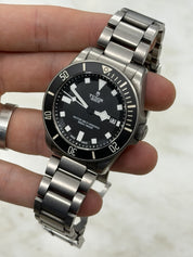 Tudor Pelagos Date Black Dial Titanium Automatic Men's Watch 25500TN W/ Papers
