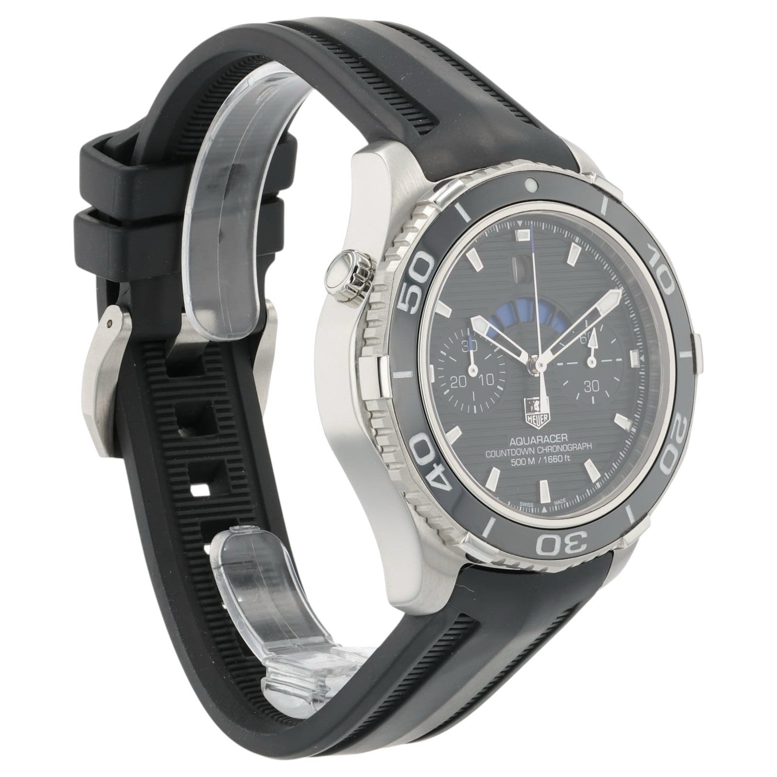 Tag Heuer Aquaracer Black Dial Stainless Steel 46.2mm Automatic Men’s CAK211A
