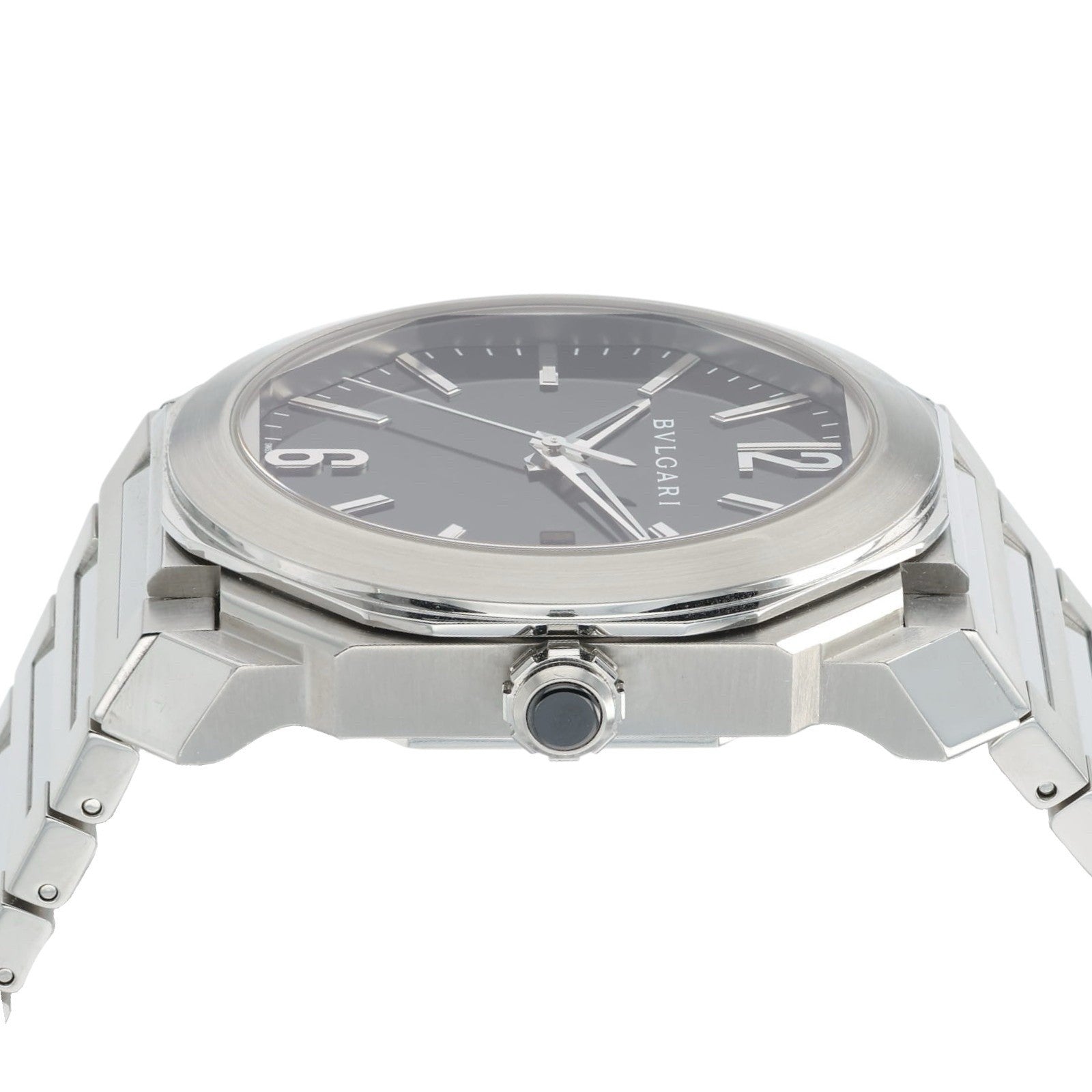 Bulgari Octo Black Dial Stainless Steel 41mm Automatic Men’s Watch BGO41S
