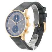 IWC Portugieser Chrono Gray Dial 18k Rose Gold 41mm Auto Men's Watch IW371610