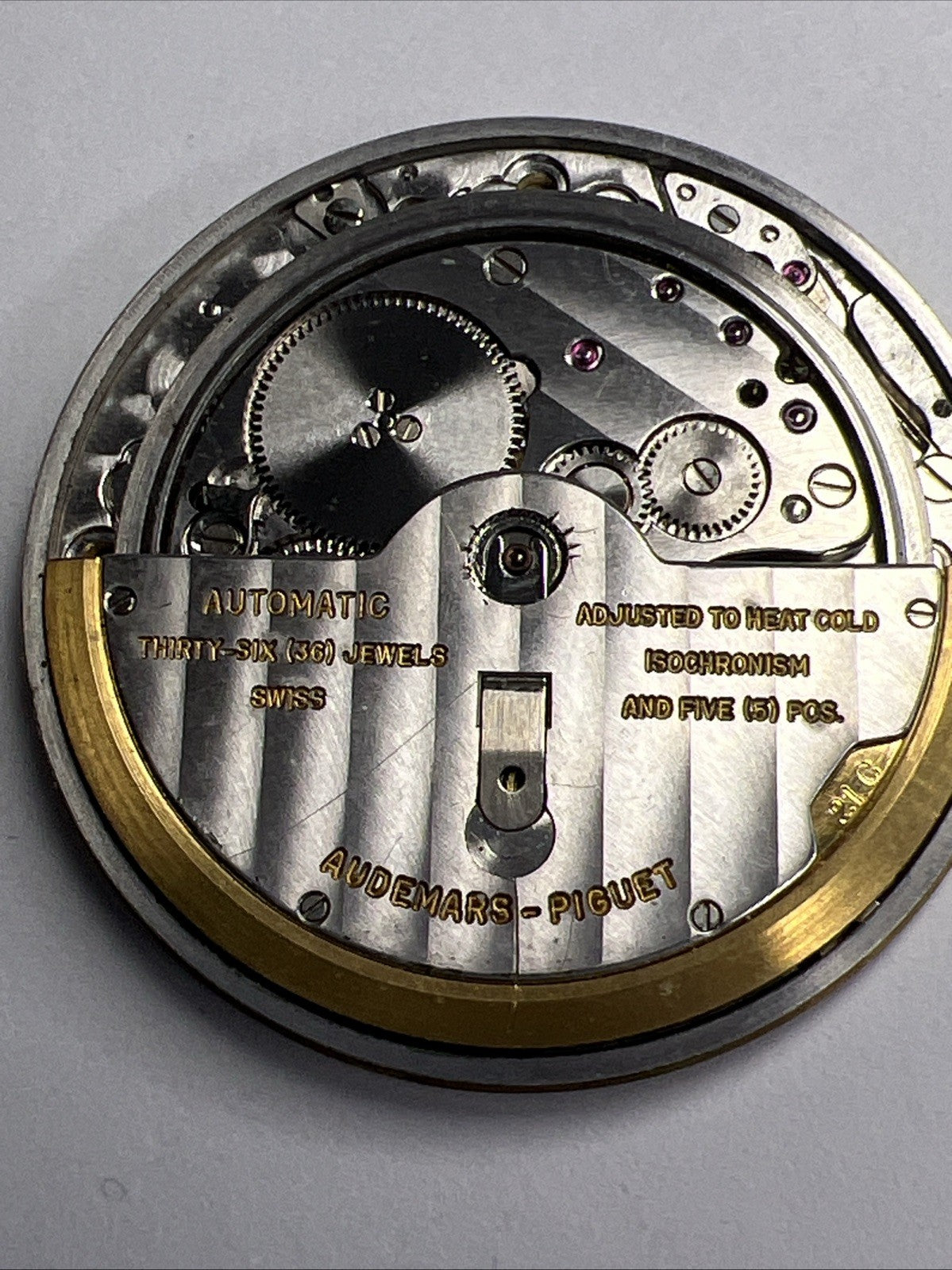 Audemars Piguet 36 Jewels Automatic Watch Movement K 2120 +++ For Parts/Repair