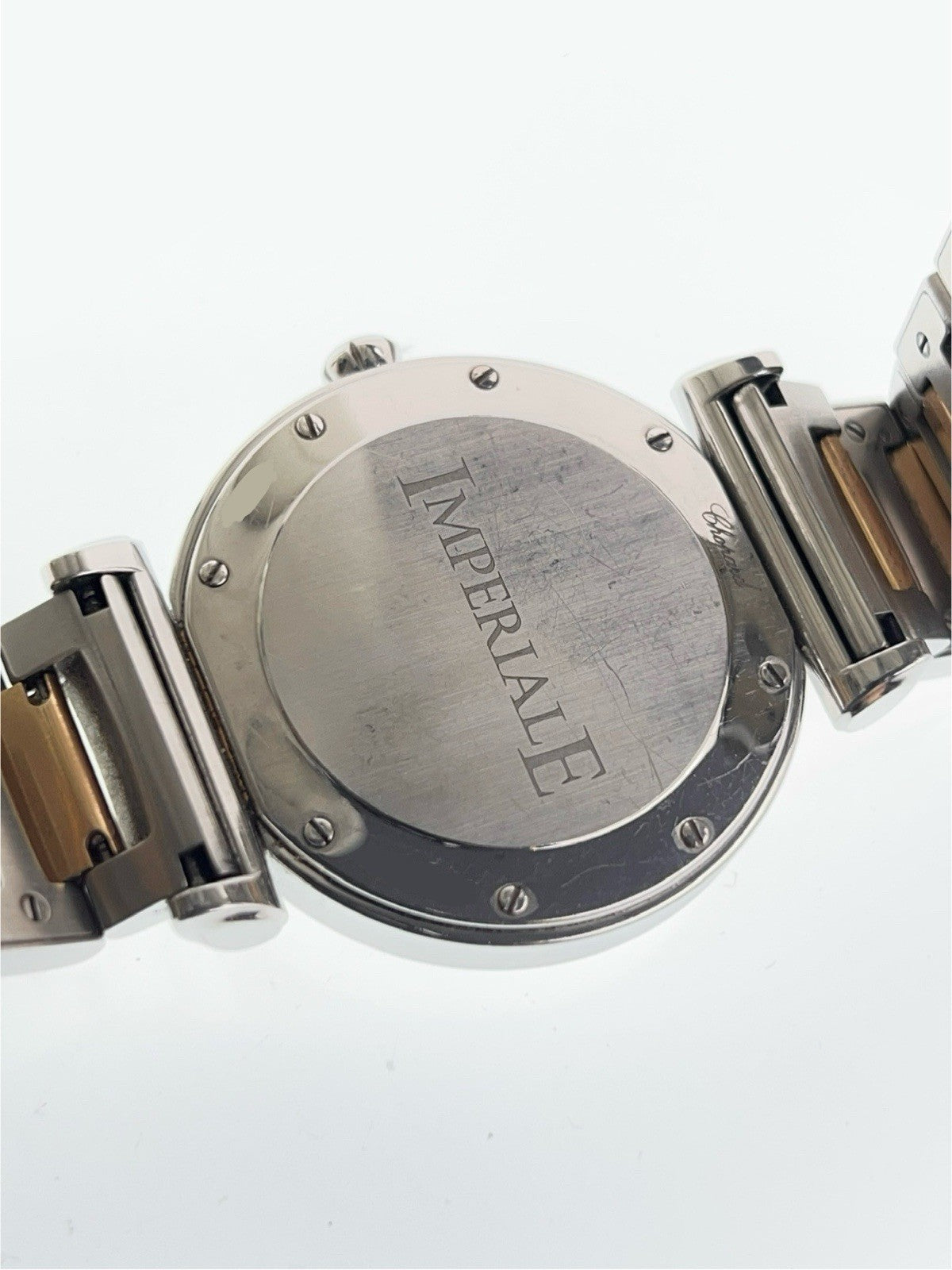 Chopard Imperiale Gold & Steel Mother Of Pearl Dial 36mm Quartz Watch 8532