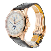 NEW Breitling Premier B25 Datora 18k Rose Gold Cream Dial 42mm Automatic RB2510