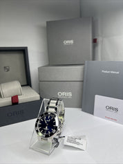 New Oris Aquis Date Automatic Blue Men's Watch 01 733 7766 4135 w/ Box & Papers