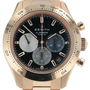 2025 Zenith Chronomaster Sport 18k Rose Gold Black Dial 41mm Watch 18.3101.3600