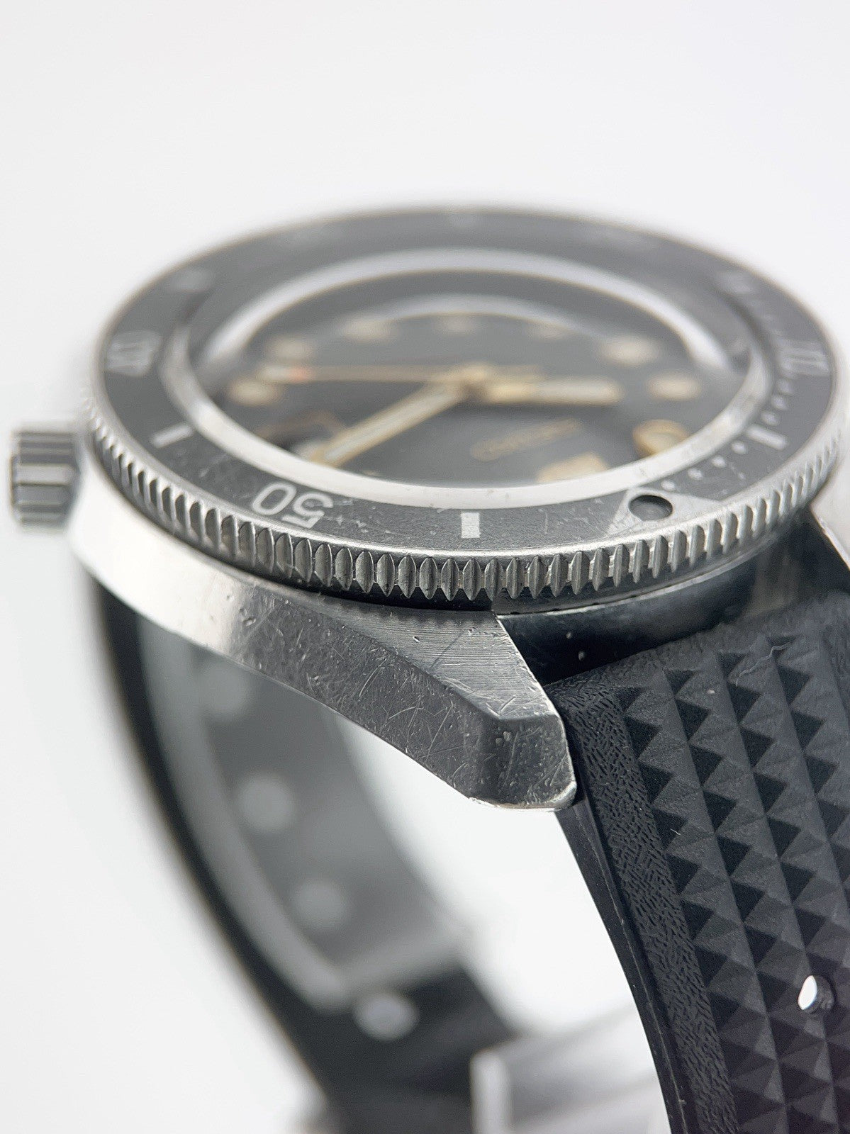 Seiko Automatic Diver 300M Black Dial Vintage Japan Watch 6215-7000