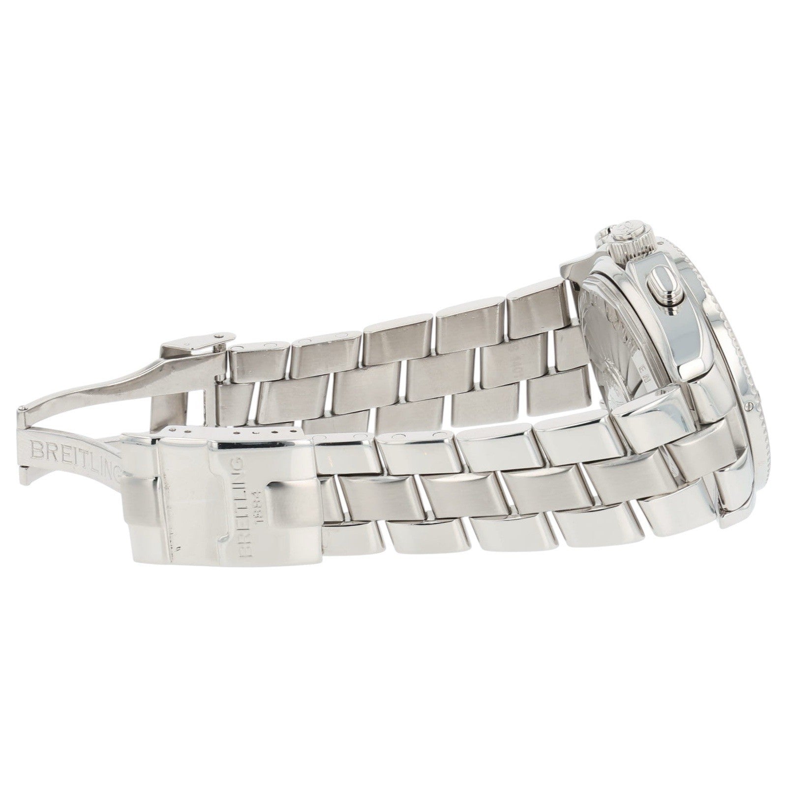 Breitling B1 Stainless Steel Black Dial 43mm Quartz Movement Mens Watch A68362