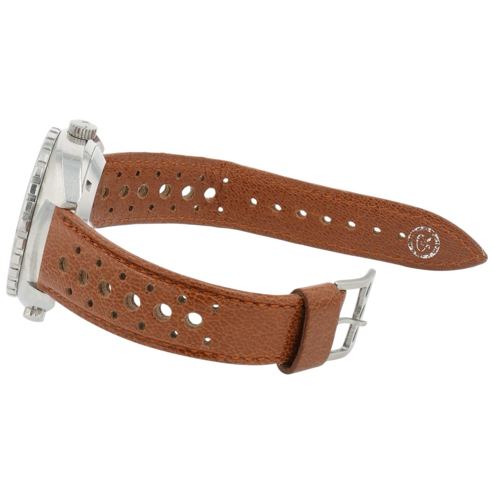 Heuer Autavia Stainless Steel Black Dial 42mm Automatic Vintage Mens Watch 11630