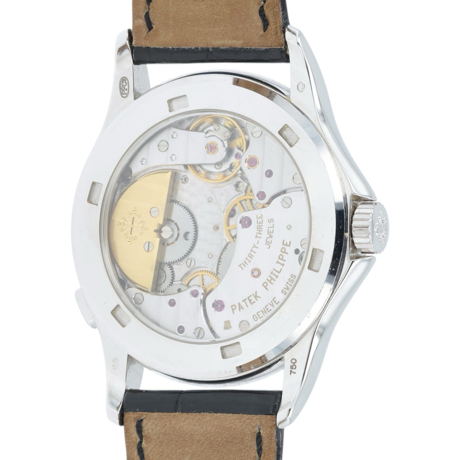 Patek Philippe World Time Silver Dial 18k White Gold 37mm Automatic Men’s 5110G