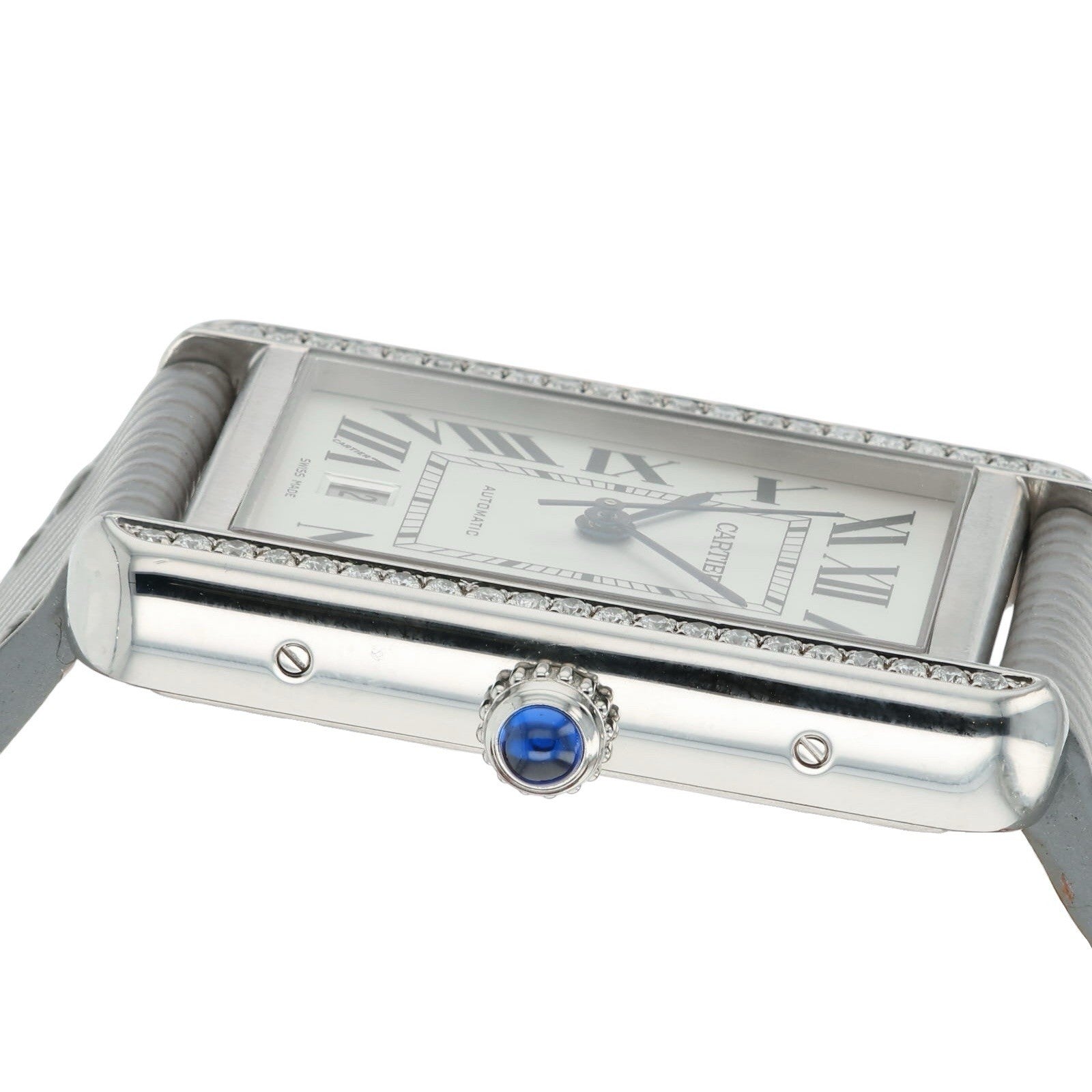 Cartier Tank Solo XL Stainless Steel Silver Dial 31x41mm Automatic Mens W5200027