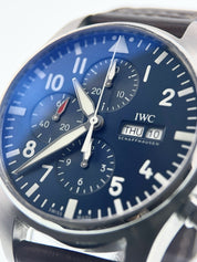 IWC Pilot Stainless Steel Blue Dial 43mm Automatic Movement Men’s Watch IW377714