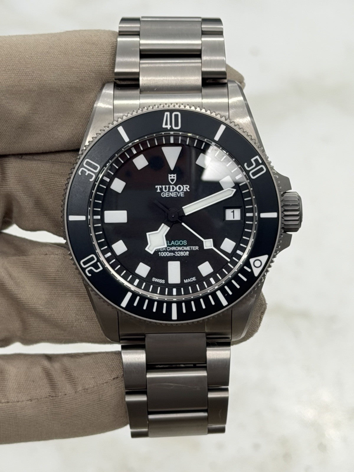 Tudor Pelagos Ultra Titanium Black Dial 43mm Automatic Mens Watch 2543C1A7NU