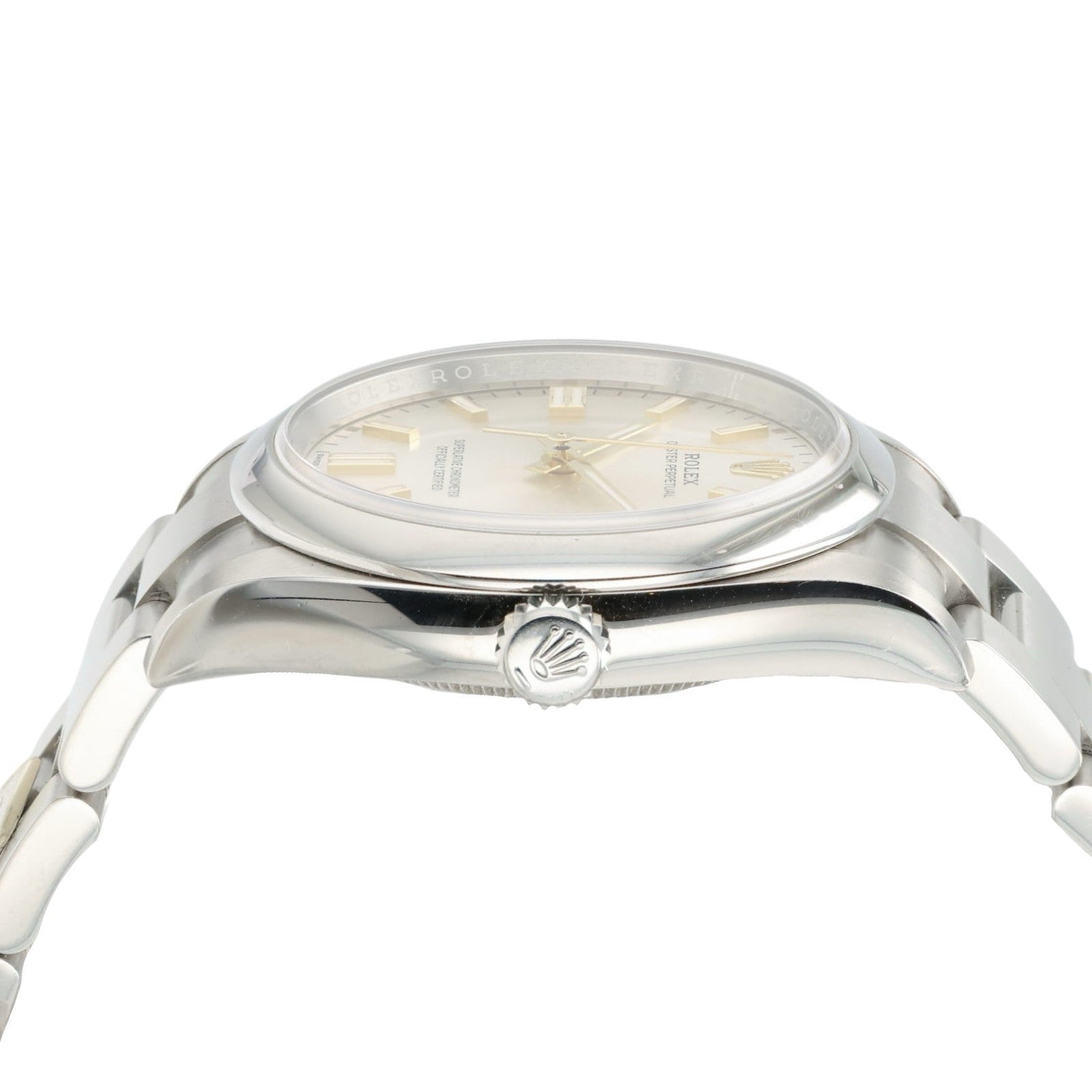 Rolex Oyster Perpetual Domino's Silver Dial Steel 36mm Auto Men’s 126000
