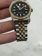 2023 Tudor Black Bay 36 Automatic 36mm Black Dial Factory Diamonds Box & Papers