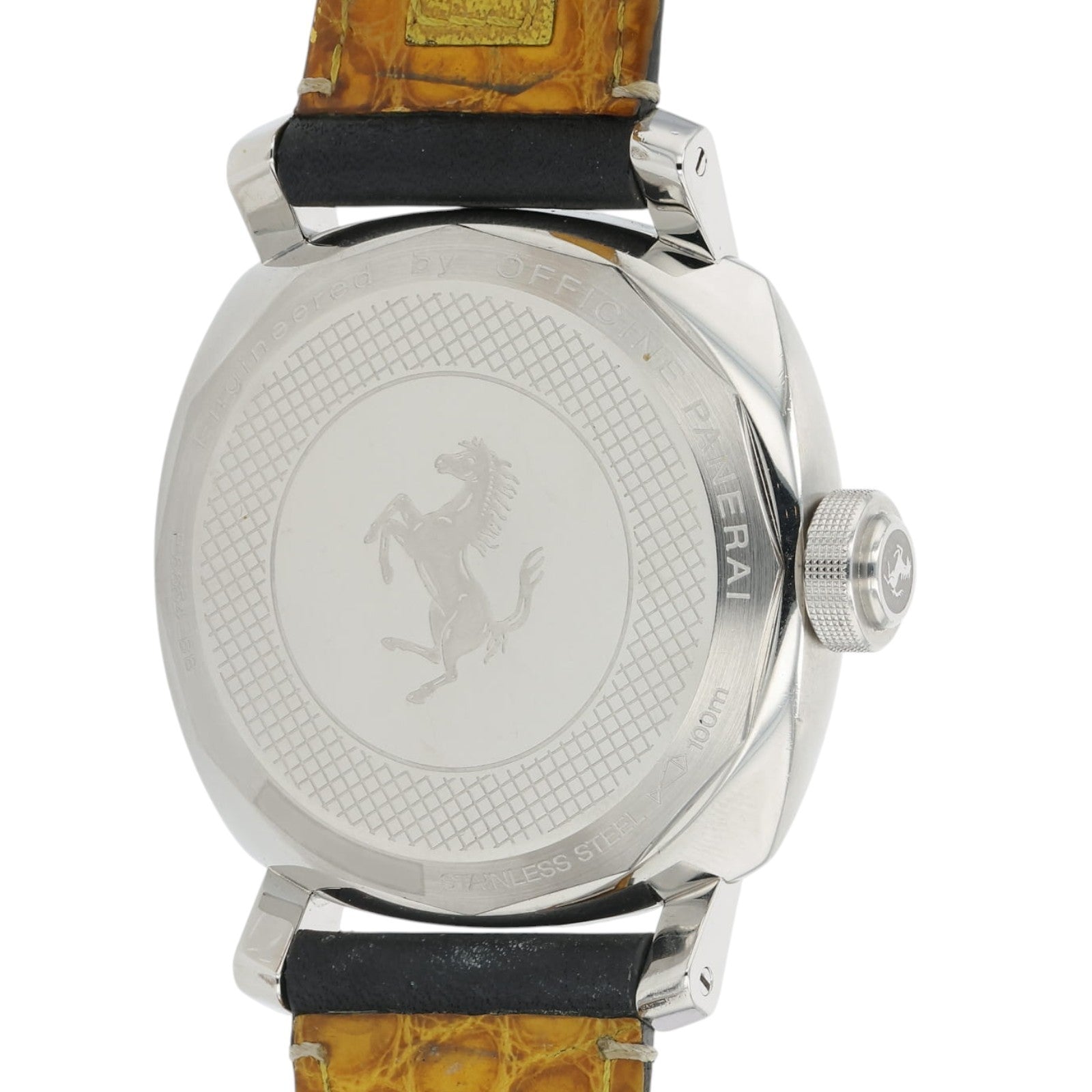 Panerai Ferrari Black Dial Stainless Steel 45mm Automatic Men's Watch - FER00002