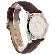 Rolex Datejust Stainless Steel Silver Dial 36mm Automatic Men’s Watch 16234